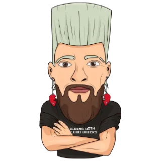 😤 emoji Рисованный Гольдштейн Telegram sticker 12 of 24