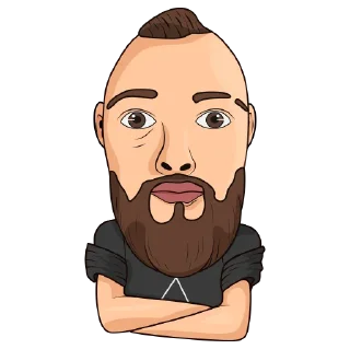 😐 emoji Рисованный Гольдштейн Telegram sticker 5 of 24
