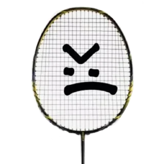 😠 emoji badminton @badmworld Telegram sticker 8 of 33