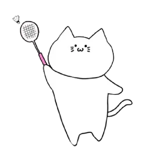 😊 emoji badminton @badmworld Telegram sticker 18 of 33