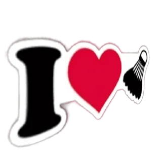 ❤️ emoji badminton @badmworld Telegram sticker 15 of 33