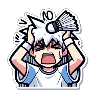 🤯 emoji badminton @badmworld Telegram sticker 10 of 33