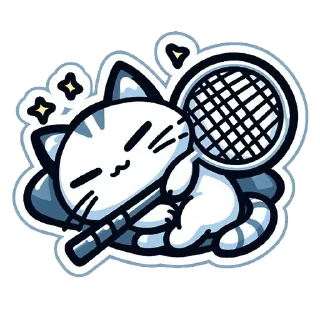 💤 emoji badminton @badmworld Telegram sticker 24 of 33