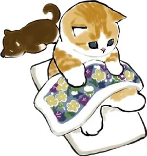 😴 emoji Kittens mofu_sand 2 Telegram sticker 6 of 120