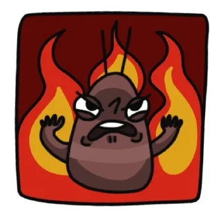 😡 emoji Тарган Степан ( by @durectorspurtzavody ) Telegram sticker 12 of 55