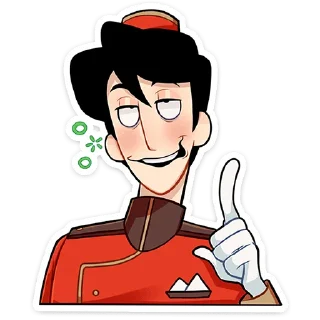 ☝️ emoji Степан • @TgSticker Telegram sticker 5 of 48