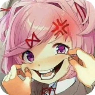 😈 emoji DDLCSHIT2😨 By @MixaCute 🥰 Telegram sticker 11 of 69