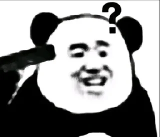 🤨 emoji Panda Face Telegram sticker 5 of 8