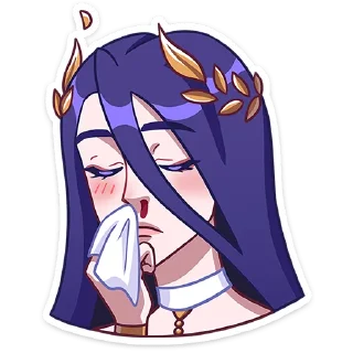 🤧 emoji Нова @Nyasticks Telegram sticker 16 of 49