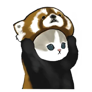 😈 emoji Панда и котик @TgSticker Telegram sticker 23 of 40