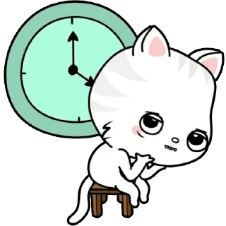 😒 emoji Kitty (by @R_o_o_m) Telegram sticker 8 of 24