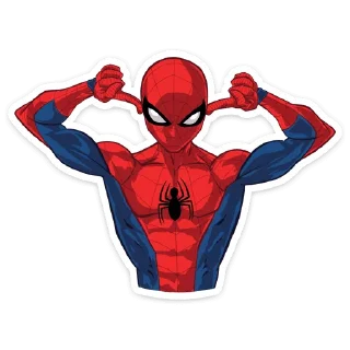 🙉 emoji Человек-Паук без текста • @TgSticker Telegram sticker 8 of 92