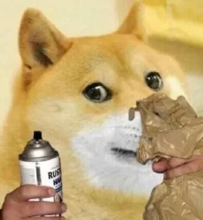 👃 emoji Doge Telegram sticker 8 of 46