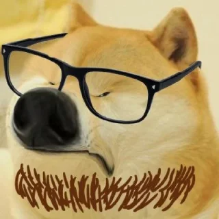 👓 emoji doge doge gooo Telegram sticker 11 of 55