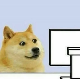 😀 emoji Doge Telegram sticker 5 of 46