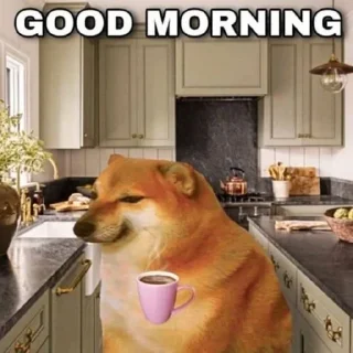 ☕ emoji doge doge gooo Telegram sticker 6 of 55