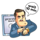 ⌚ emoji Mr. Trader Telegram sticker 18 of 35
