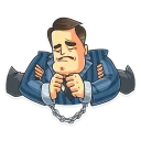 😔 emoji Mr. Trader Telegram sticker 24 of 35