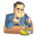 🍽 emoji Mr. Trader Telegram sticker 10 of 35