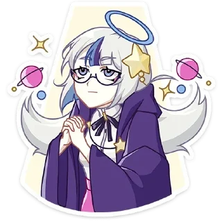 😇 emoji Астерия | @vkstickers19 Telegram sticker 5 of 49