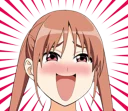 😊 emoji Aho Girl Telegram sticker 4 of 40