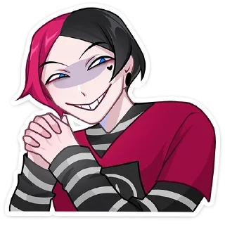 😈 emoji БОЛЬШЕ СТИКЕРОВ В 
ТГ: @FreeSticc Telegram sticker 17 of 47