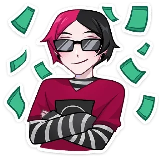💰 emoji БОЛЬШЕ СТИКЕРОВ В 
ТГ: @FreeSticc Telegram sticker 16 of 47