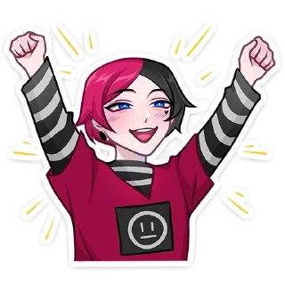 🥳 emoji БОЛЬШЕ СТИКЕРОВ В 
ТГ: @FreeSticc Telegram sticker 15 of 47