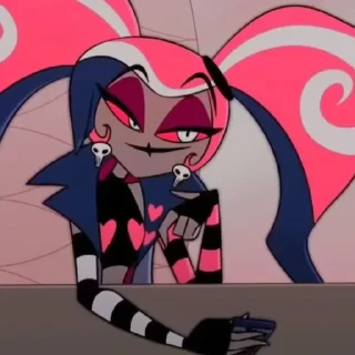 💎 emoji 𝚅𝚎𝚕𝚟𝚎𝚝 @HazbinHotelstickersandarts Telegram sticker 14 of 74