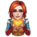 Sticker from Witcher