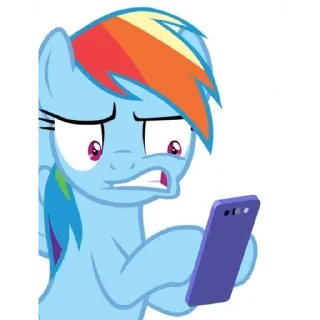 🤢 emoji Pony huh? Telegram sticker 19 of 120