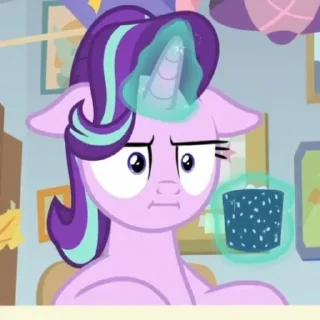😐 emoji Pony huh? Telegram sticker 22 of 120