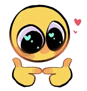 😳 emoji 👉👈 Telegram sticker 20 of 23