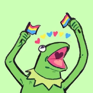 🏳‍🌈 emoji жабки @stickerskva Telegram sticker 24 of 57