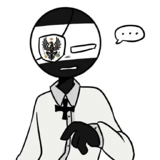 🖇 emoji Countryhumans Prussia Telegram sticker 17 of 40
