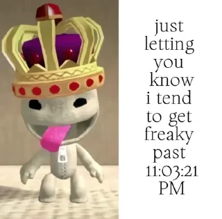 🌟 emoji i love you sackboy | @pot4tt Telegram sticker 17 of 120