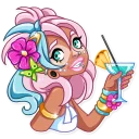 🍸 emoji Pink Power Telegram sticker 22 of 41