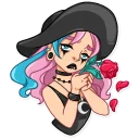 😔 emoji Pink Power Telegram sticker 17 of 41