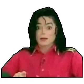 Sticker from Michael Jackson