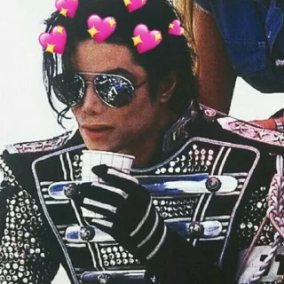 💋 emoji Michael Jackson Telegram sticker 6 of 37