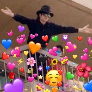 Sticker from Michael Jackson