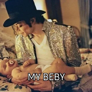 👶 emoji Michael Jackson Telegram sticker 18 of 37