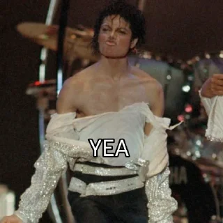 😎 emoji Michael Jackson Telegram sticker 15 of 37