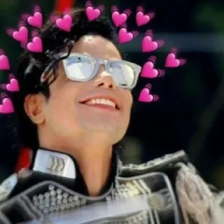 💗 emoji Michael Jackson Telegram sticker 5 of 37