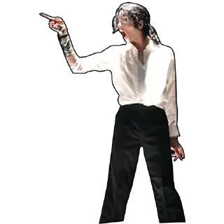 Sticker from Michael Jackson