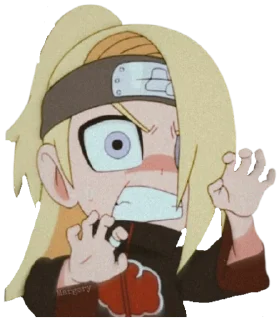 🍙 emoji Deidara Telegram sticker 21 of 39