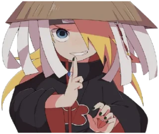 🍙 emoji Deidara Telegram sticker 23 of 39