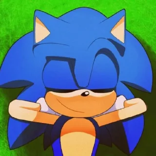 🟦 emoji Sonic Telegram sticker 11 of 41