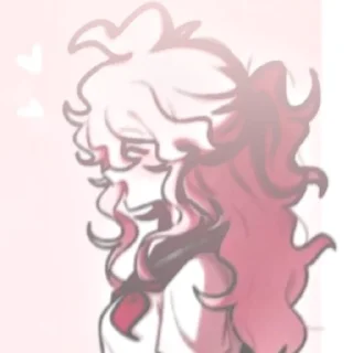 Sticker from fem! nagito Komaeda :3