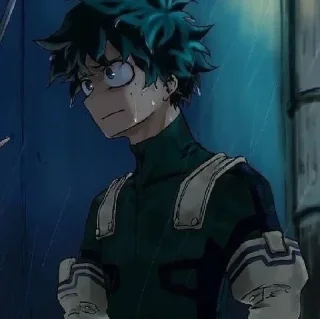 😭 emoji Hero ( @Izuku_Midoriya15_07 ) Telegram sticker 23 of 117